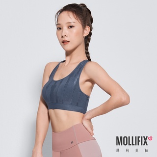 Mollifix 瑪莉菲絲 A++ 微光LOGO肩帶浮托BRA(多色) 瑜珈內衣 瑜珈上衣 BRA TOP