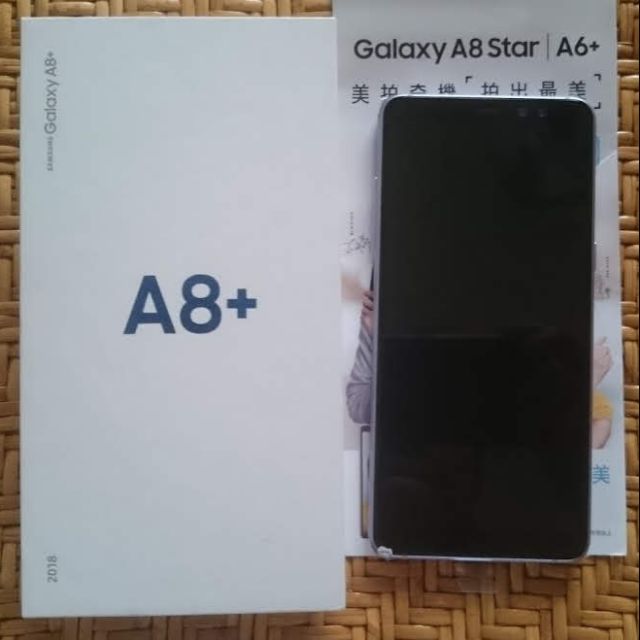 免運 二手 Samsung Galaxy A8+ plus  (2018) 64GB 灰紫空機