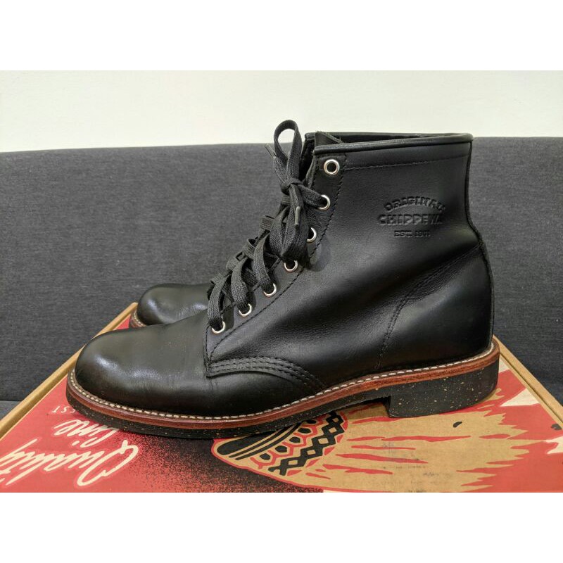 Chippewa 1901M24 美國製 FS 工作靴 真皮 黑靴 US10D 二手 似Red wing 9014