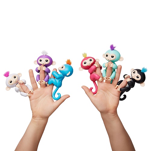 玩得購【WowWee】Fingerlings 手指猴 互動寵物猴 (顏色隨機)