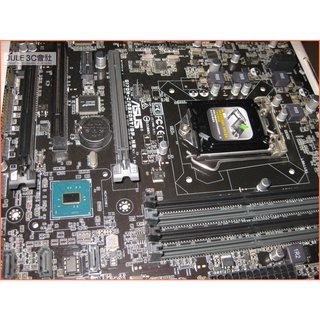 JULE 3C會社-華碩ASUS Q170M-C Q170/DDR4/D820MT 商務機/良品/MATX 主機板