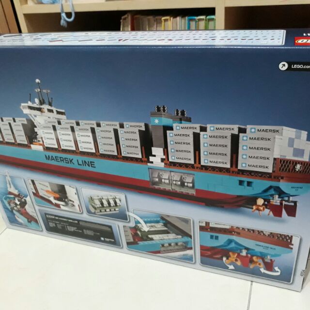 正版 樂高 Lego 10241  Maersk 馬士基 貨櫃船 絕對正版，全新盒裝