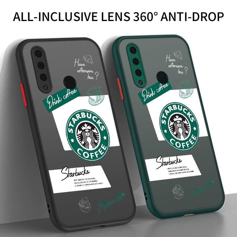 STARBUCKS 外殼華為y6p 2020 Y6S Y6 Pro Y7 Pro Y7 Prime 2019 Y8P Y