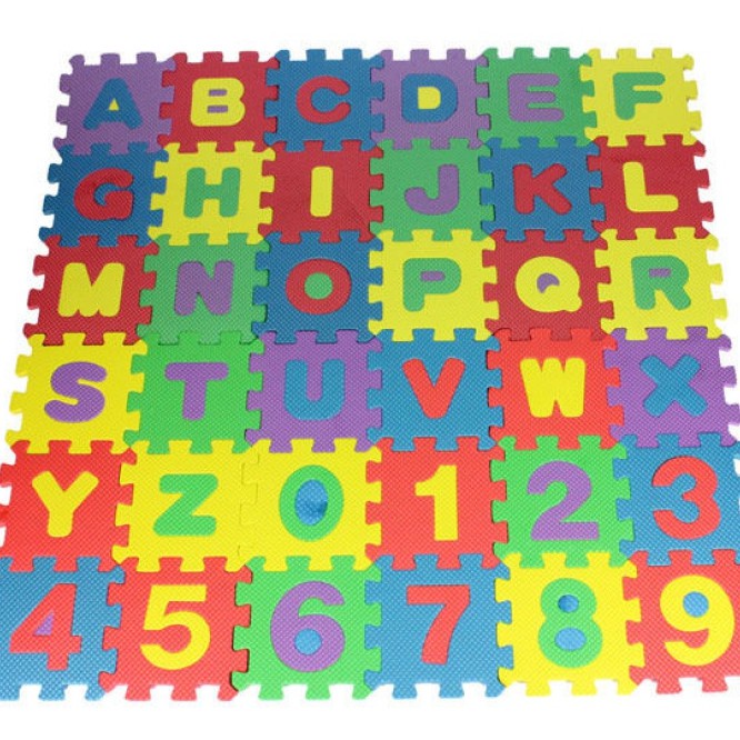 新亮點！EVA無毒 數字英文地墊 地墊拼圖 巧拼地墊 寶寶爬行墊 字母數字拼圖拼接地墊 遊戲墊