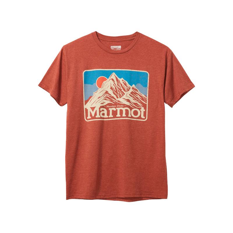 Marmot Mountain Peaks 男款快乾短袖上衣 探索戶外直營店 33390