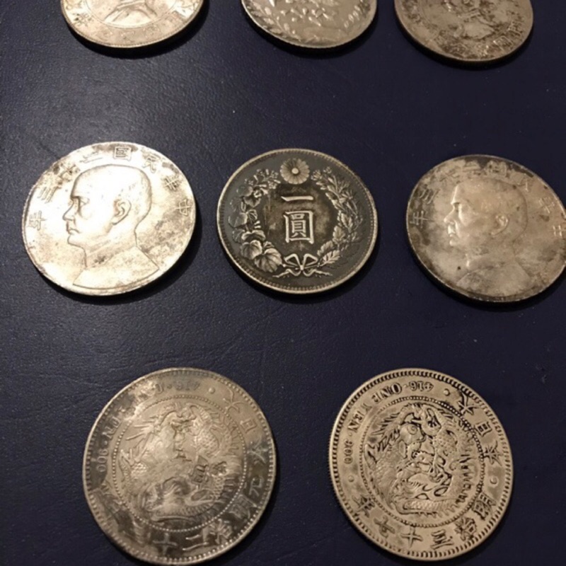 民國二十三年壹圓錢幣銀幣帆船洋袁大頭開國紀念17年墨西哥共和國鹰洋幣明治二十三年二十八年三十七年