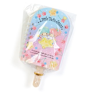 日本製 三麗鷗 Sanrio 雙子星 LittleTwinStars 冰淇淋 造型 筆記本