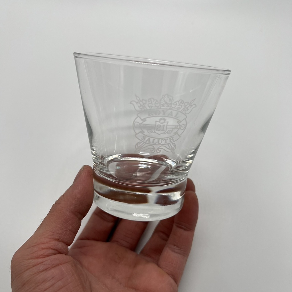 ［皇家禮炮］威士忌酒杯 250ml（寬口Φ好放大冰球）烈酒杯 酒杯 玻璃杯 厚底杯 威杯 杯子 Royal Salute