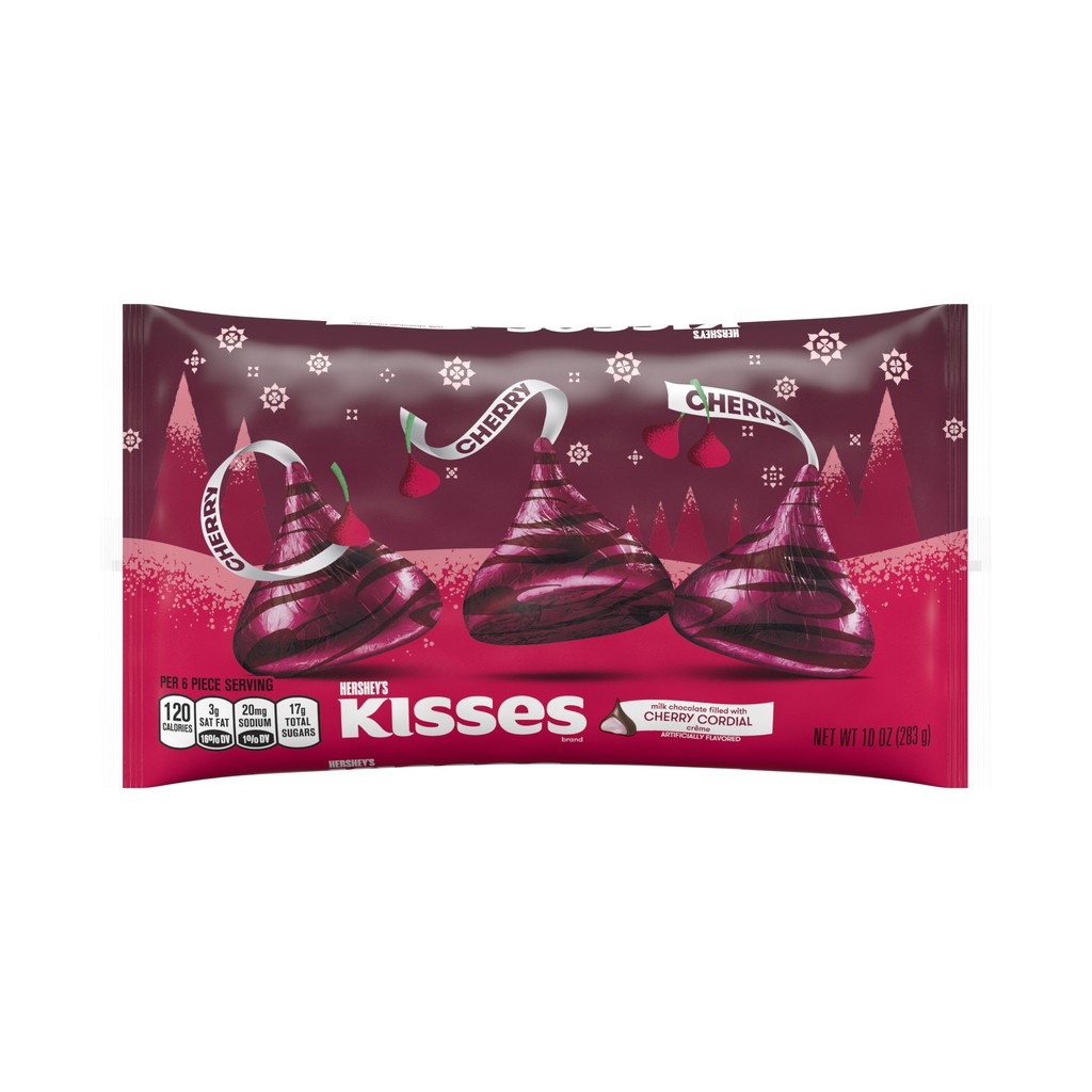 【山姆柑仔店】  美國 Hershey's Kisses櫻桃口味#賀喜水滴形巧克力#火種糖#喜糖