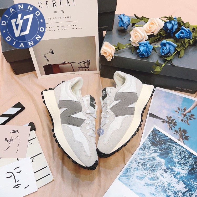 現貨-實體店面- NEW BALANCE NB 327 白灰 莫蘭迪色 芝麻牛奶 海鹽 MS327WE MS327FE