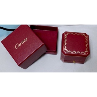保證真品正品 Cartier 紅色金扣戒指盒 耳環盒 手鍊盒 首飾盒 飾品盒 珠寶盒