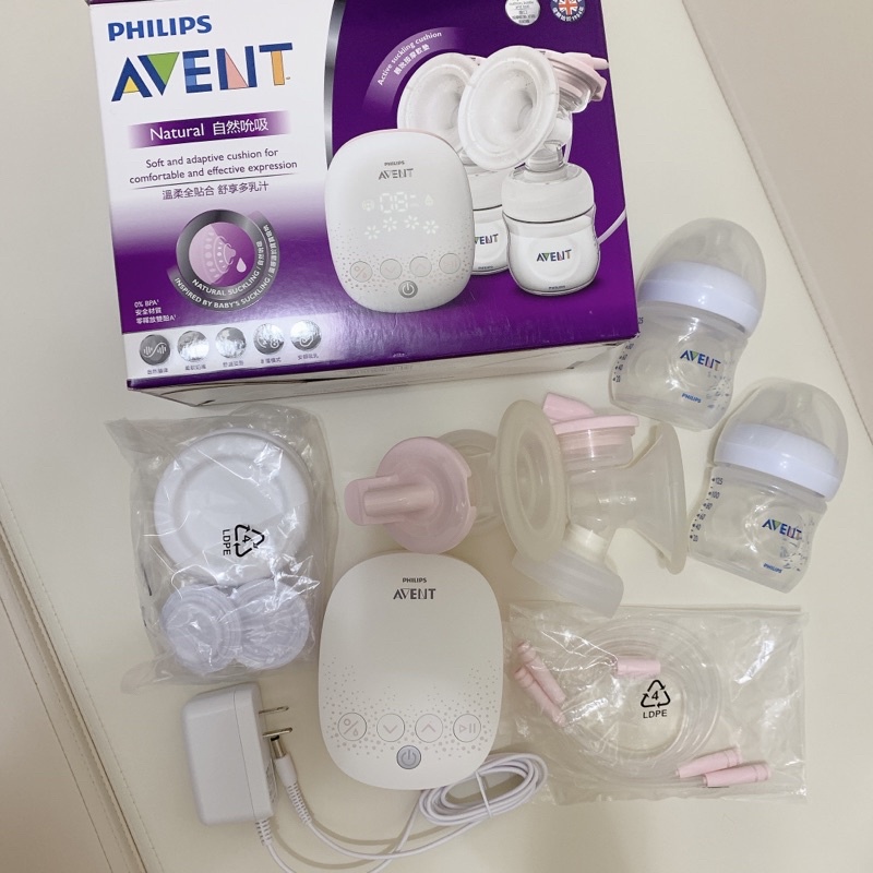 ［PHILIPS AVENT] 飛利浦新安怡雙邊電動吸乳器擠乳器(SCF316/02)最新款保固內