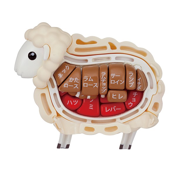 【MEGAHOUSE】日版 益智桌遊 買一整隻羊! 成吉思汗趣味拼圖 解體拼圖