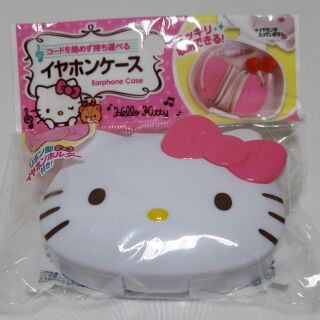 日本Hello Kitty, 凱蒂貓耳機收納盒，耳機捲線器