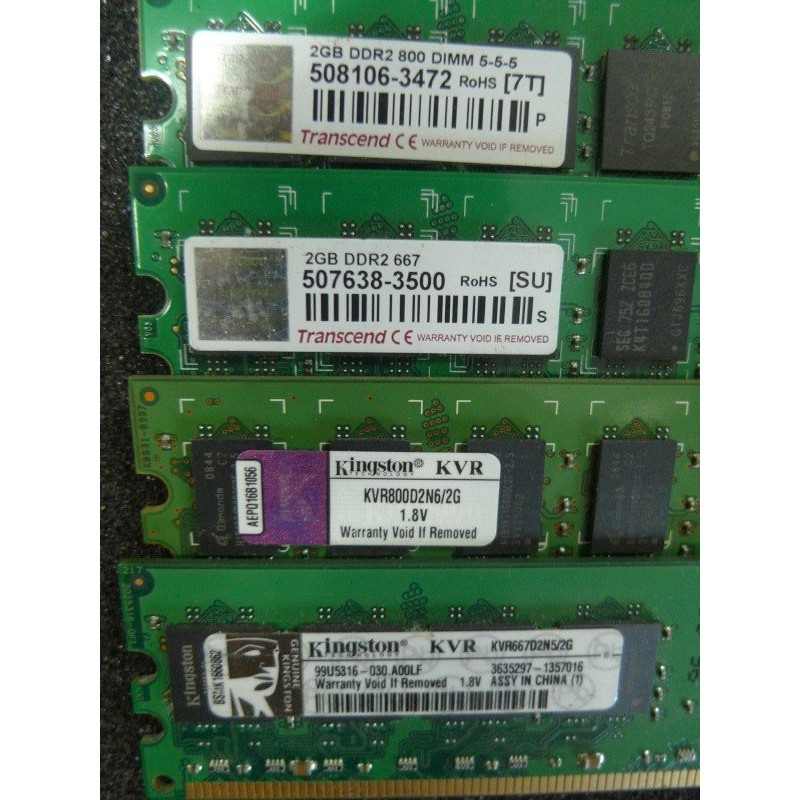 含稅 金士頓 創見 威剛 DDR2 800 2GB 原廠終身保固 DDR2 2GB 桌上型記憶體 H004