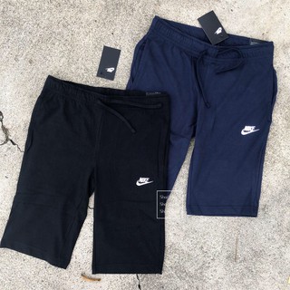 【Sharkhead】現貨 Nike Jersey Shorts 棉褲 短褲 短棉褲 深藍 灰 藍 804419-010