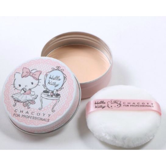 出清拍賣 日本 CHACOTT  x  Hello Kitty 凱蒂貓 蜜粉 聯名限定款