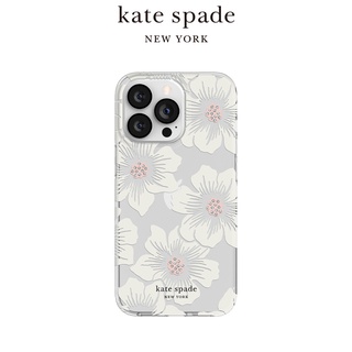 【kate spade】 iPhone 14/Pro/Plus/Pro Max/MagSafe 精品手機殼 經典蜀葵