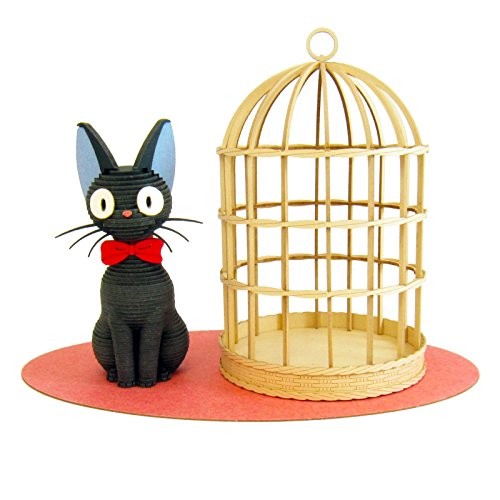 宮崎駿 吉卜力 魔女宅急便 紙模型 立體紙雕 日本代購 奇奇 黑貓