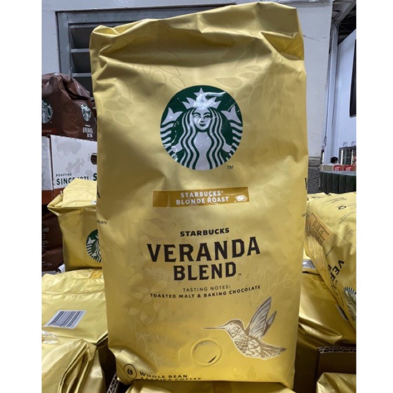 💗限量優惠，效期至10/15💗好市多代購 Starbucks Veranda Blend黃金烘焙綜合咖啡豆 1.13公斤