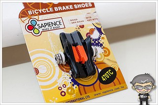 酷榮單車◇╮034-144◇SAPIENCE[SP-470TC]公路車用可替換式三色煞車塊黑色框一輪份200元