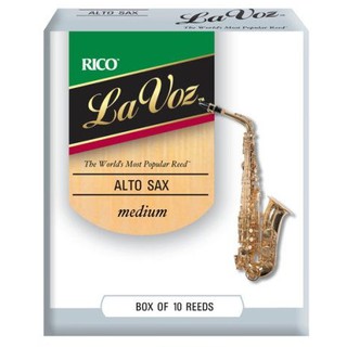 美國 RICO La Voz 中音 薩克斯風竹片 Medium (2.5號) Alto Sax (10片/盒)