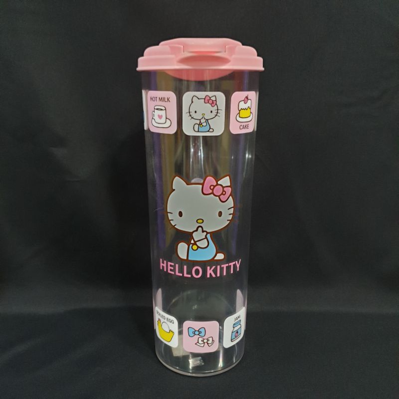 （編106）Kitty 早期商品~韓國製 kitty 經典吊帶褲 下午茶點心蛋糕蝴蝶結牛奶 冷水壺 冰水壺