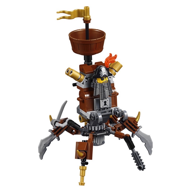 Lego 70836 the lego movie 2 metalbeard 鋼鬍子 極新二手