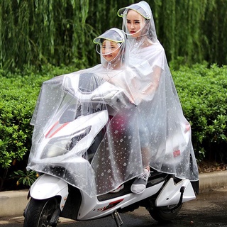 🌸多變百寶屋🌸單車加厚親子母雨披雨衣成人母子自行車兒童摩托車電動雙人防水衣