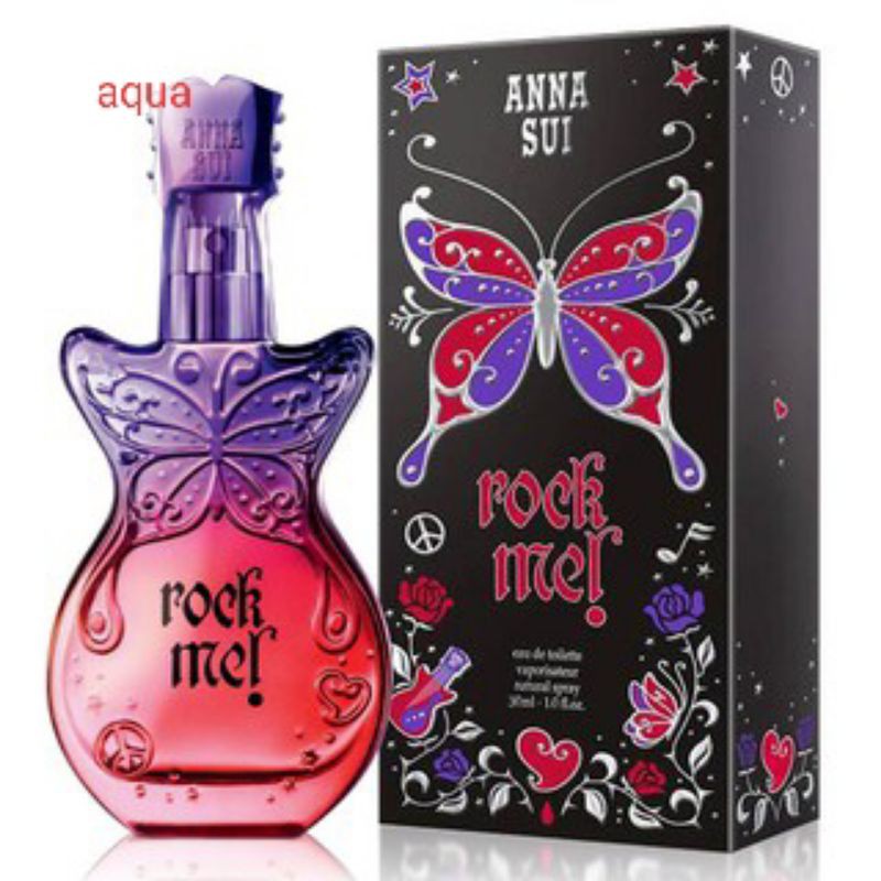 😀 試香 😀 Anna Sui Rock Me 安娜蘇 搖滾天后女性淡香水 5ML 2ML 1ML 玻璃噴瓶 分享 針管