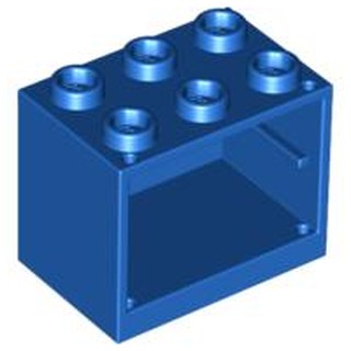 樂高 LEGO 藍色 2x3x2 櫃子 門 抽屜 櫥櫃 容器 盒子 4532 6313992 Blue Cupboard