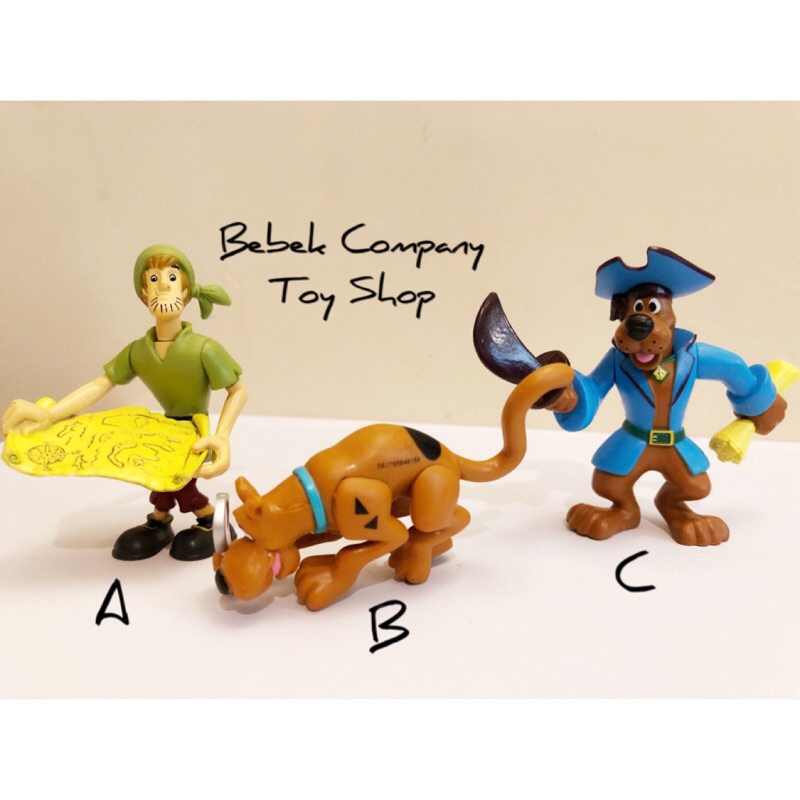 VTG Hanna barbera scooby doo figures 海盜系列 史酷比 叔比狗 公仔 絕版玩具