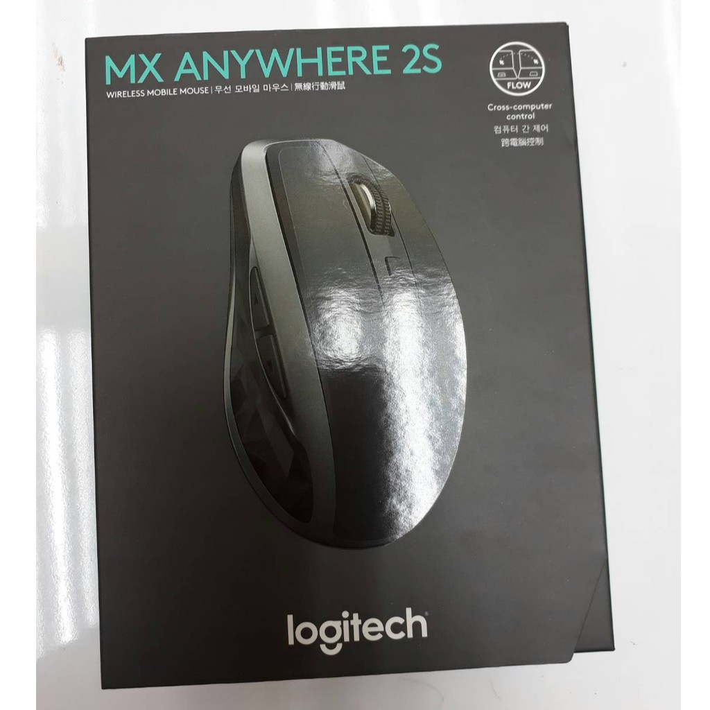 羅技 Logitech MX ANYWHERE 2S 無線 行動 滑鼠 多裝置 玻璃 Unifying 黑色
