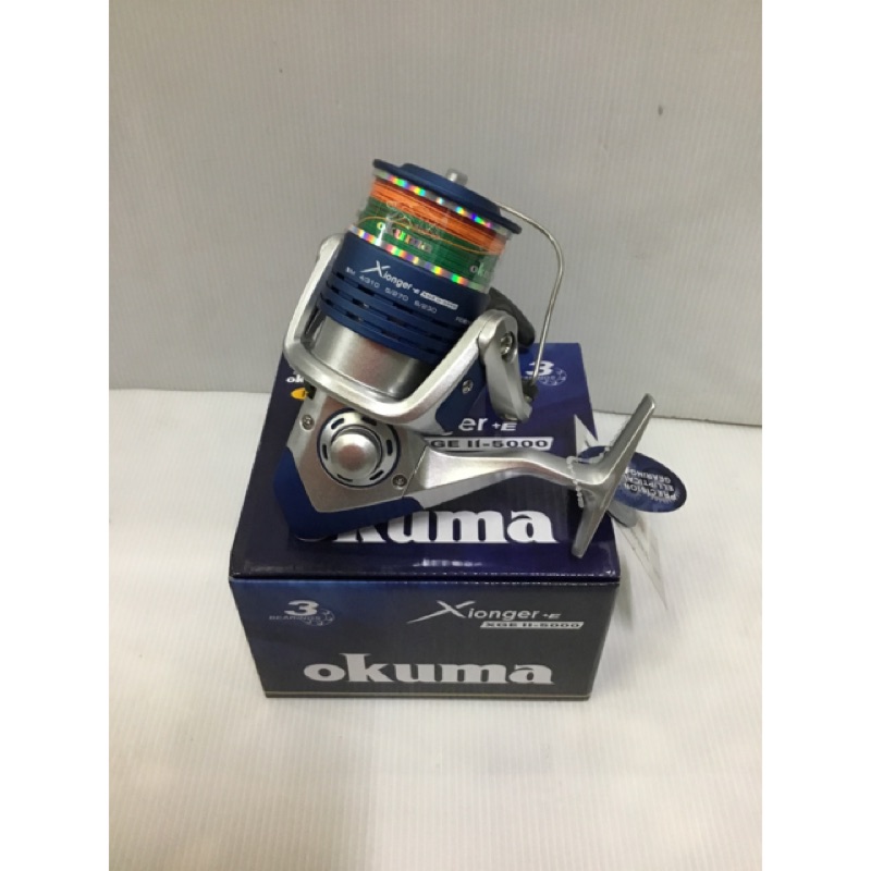 釣魚 捲線器 OKUMA Xionger+E 附布線 2000/3000/4000/5000