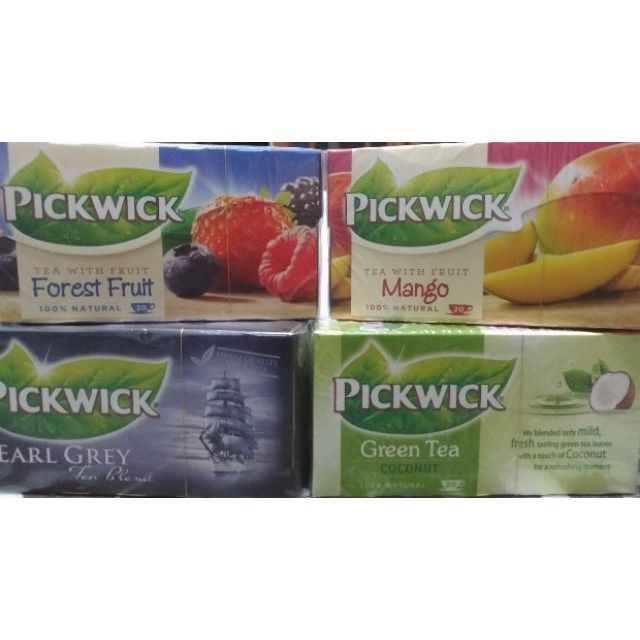 現貨 店到店 荷蘭 天然 水果茶 PICKWICK 風味茶包 森林果茶/芒果水果茶/伯爵茶/椰子綠茶