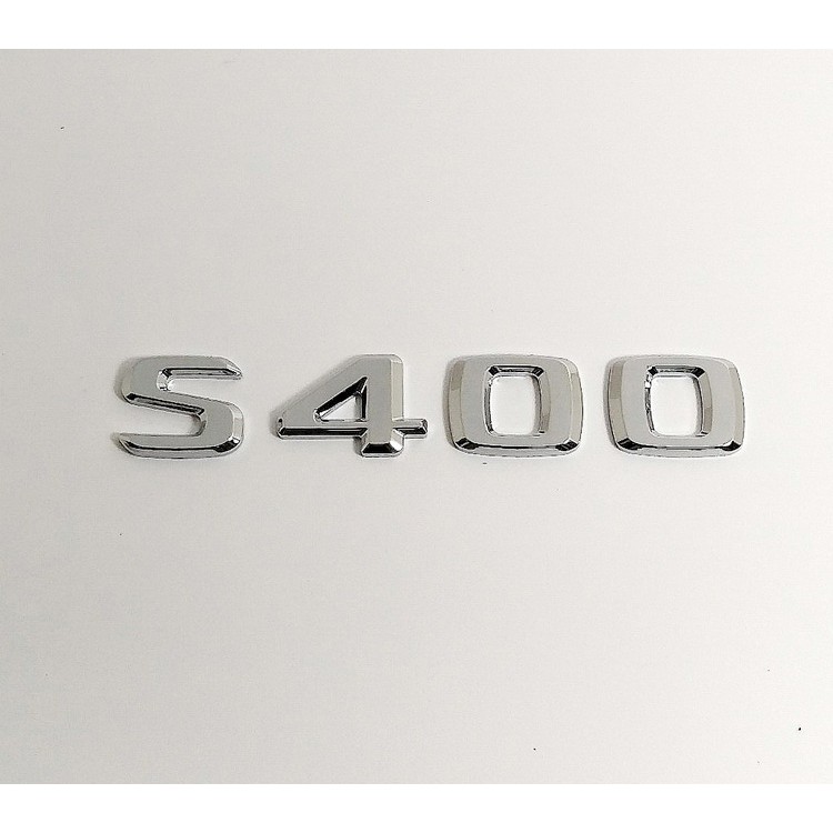 圓夢工廠 賓士 W222 V222 X222 2016~on S400 後車箱板金鍍鉻銀改裝字貼字標 同原廠款式