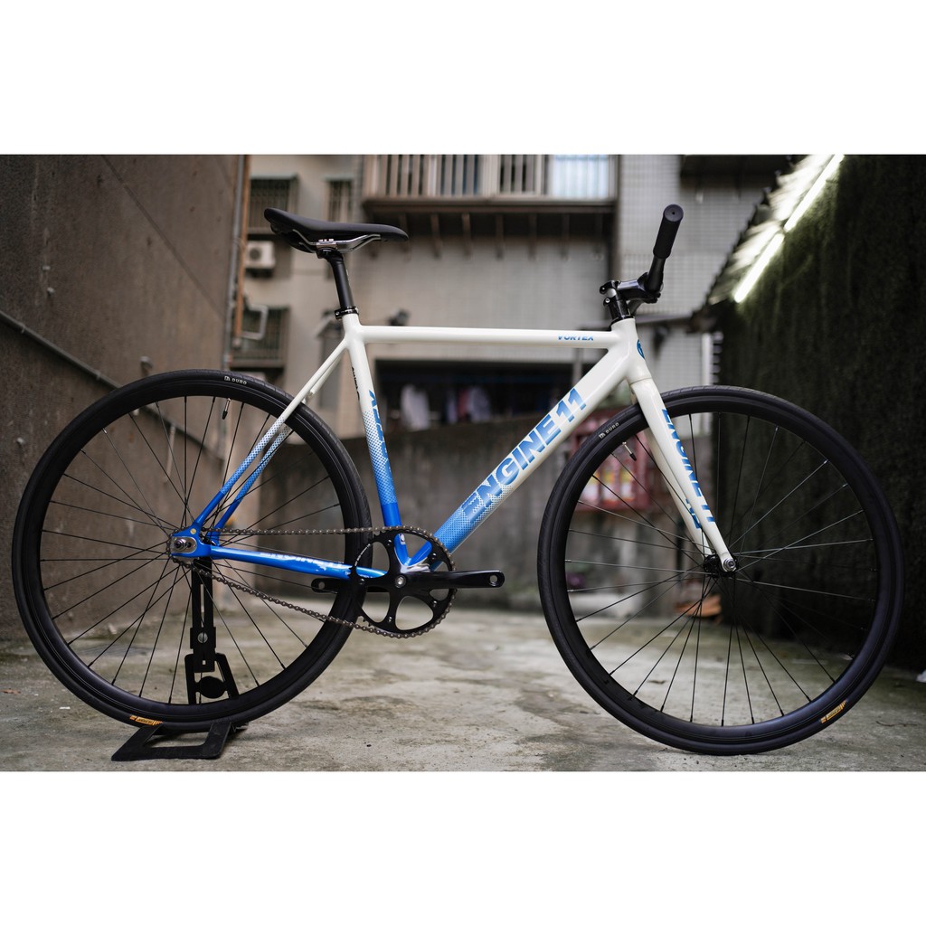 信念單車 21 Engine11 Vortex 藍色超值優惠單速車 整車組 蝦皮購物