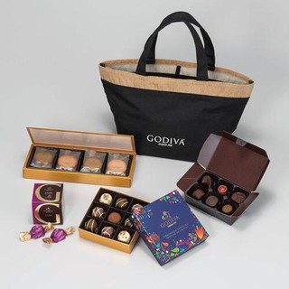☆Juicy☆日本 福袋 GODIVA 比利時 巧克力品牌 便當袋 托特包 環保袋 購物袋 手提包 手拎包 3306