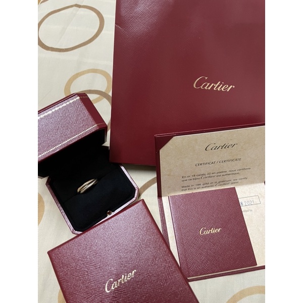 Cartier trinty 三環戒 戒指 二手