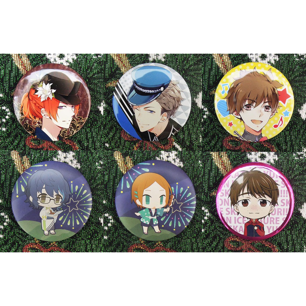 日版現貨 5 7cm徽章月歌合奏明星偶像夢幻祭yuri On Ice 葵裕太青葉紡神無月郁葉月陽 蝦皮購物