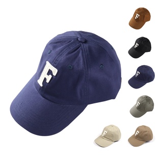 日本Felco TWILL BB CAP 斜織紋厚挺復古F字母棒球帽