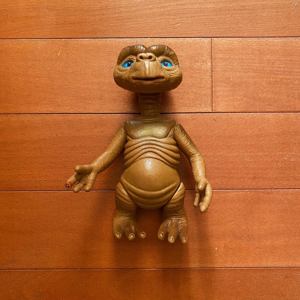 稀有釋出 / 🇯🇵 早期 絕版 E.T. ET 外星人 公仔 手腳關節 可動 擺件 老物