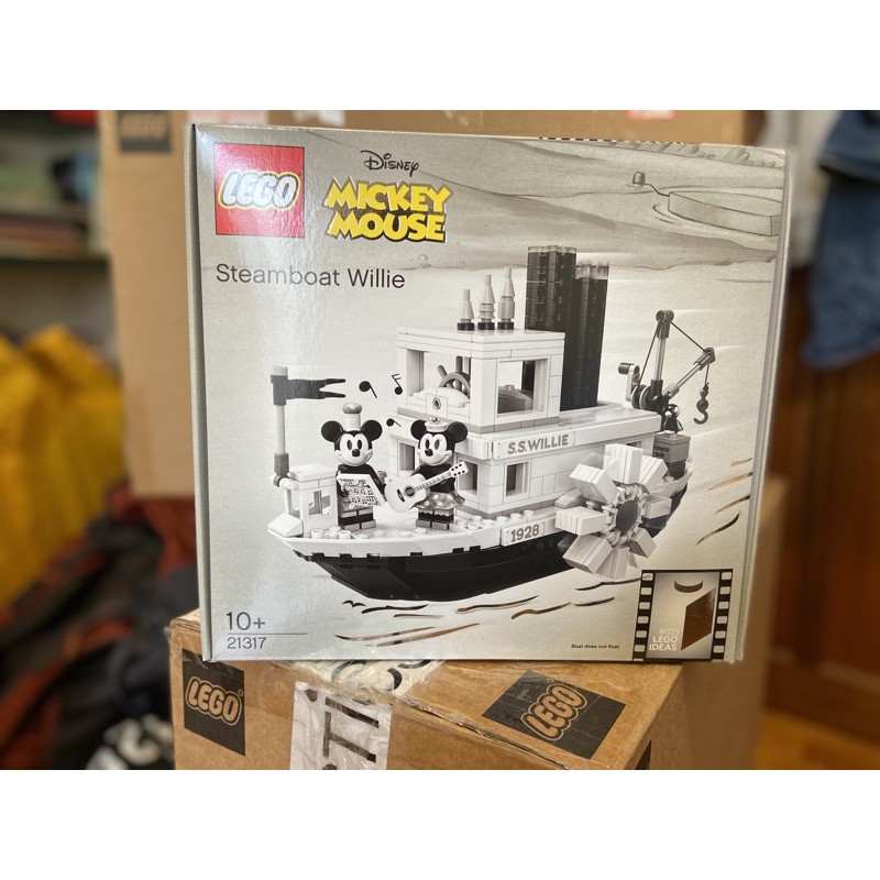 LEGO樂高 21317 Steamboat Willie 威利號 蒸汽船 米奇 IDEAs系列 全新未拆