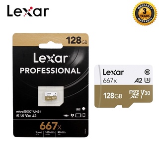 值得購買 Lexar 667x 存儲卡 A2 高速 100MB/s 64GB 256GB 128GB V30 Class
