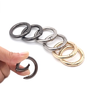 彈簧金屬環 鑰匙圈 圓圈開口環 箱包環扣 五金DIY配件