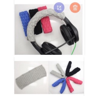 針織頭橫樑套 可用於 全罩式 電竸 半罩式耳機的 的 耳機橫樑保護套 頭梁布套