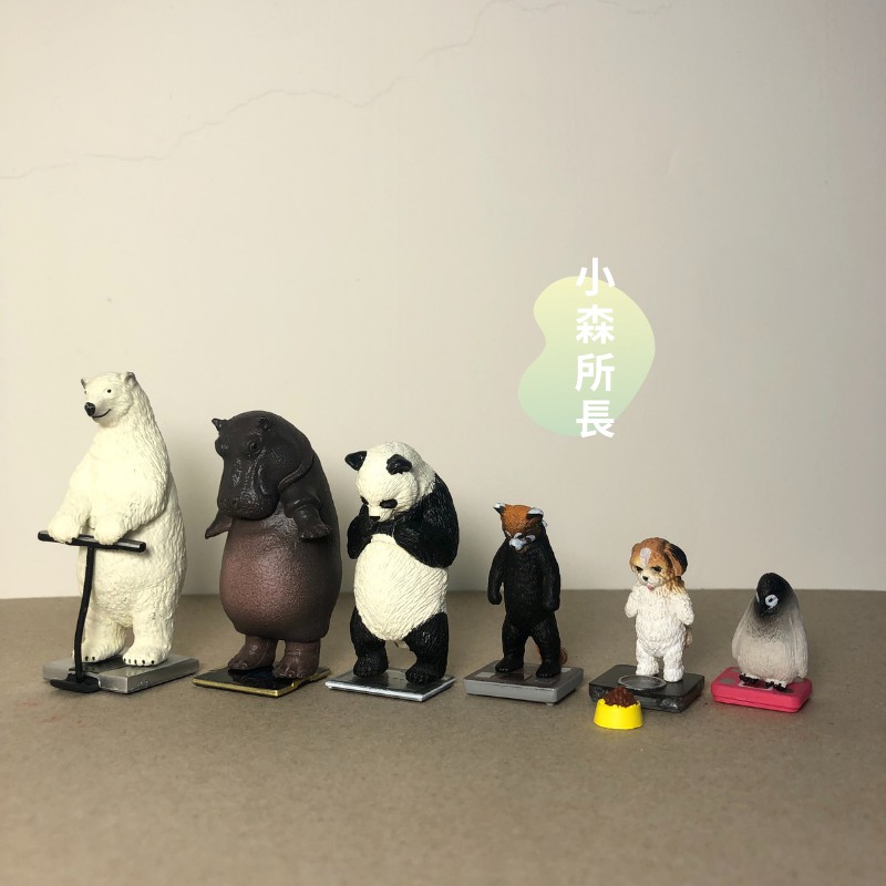 現貨 站上TANITA體重計的動物們 熊貓之穴