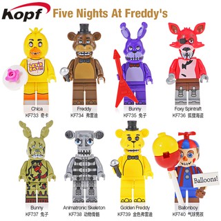 【積木班長】KF6071午夜熊玩具熊的五夜後宮五夜驚魂恐怖電玩弗萊迪動物驚悚人偶相容積木