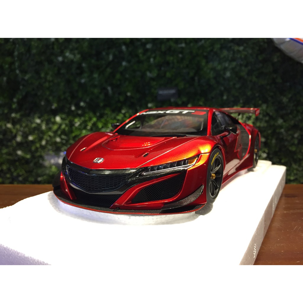1 18 Autoart Honda Nsx Gt3 18 Red 815 Mgm 蝦皮購物
