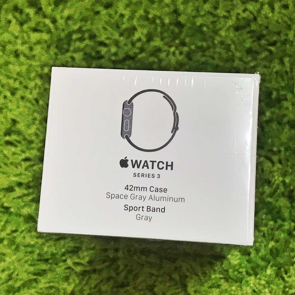 [全新未拆封] Apple Watch Series 3 / GPS版 / 42MM / 太空灰 / 灰色錶帶